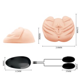 Vagina i anus masturbator  BM 9022-16